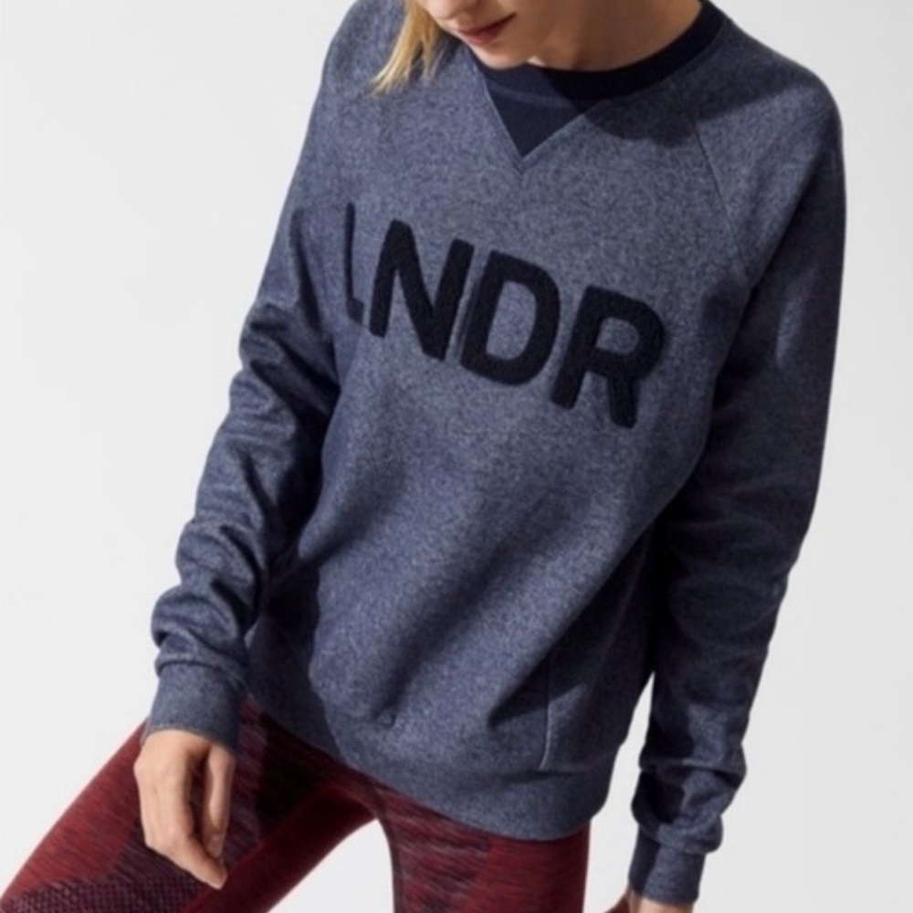 🌸USED LNDR Logo Crewneck Sweatshirt-US SIZE: 6-8- IN 🌸EXCELLENT CONDITION.